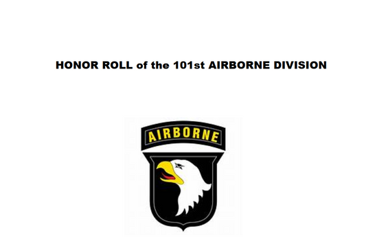 Roll of Honor "101st Airborne Division"