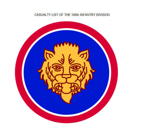 Casualtylist 106th Infantry Division