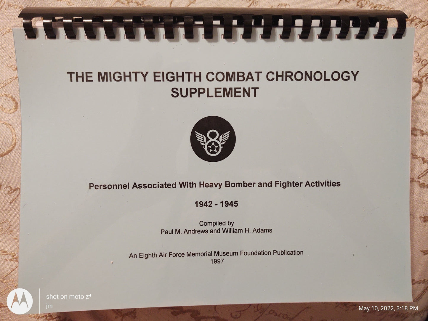 Mighty Eight Combat Chronology (Supplement)